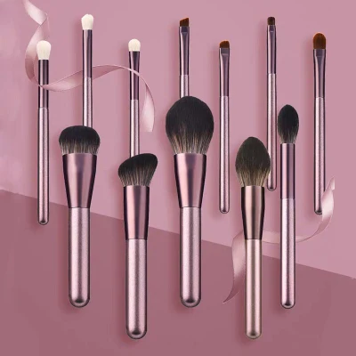 Wholesale High Quality 12PCS Makeup Brushes Set Professional Mini Cosmetic Cleaner Make up Brush Set for Graceful Women