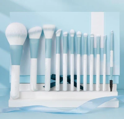 Professional Customized Beauty Tool Cosmetic Brush Super Soft Beginner Full Blush Eyeshadow Foundation Makeup Brush Set