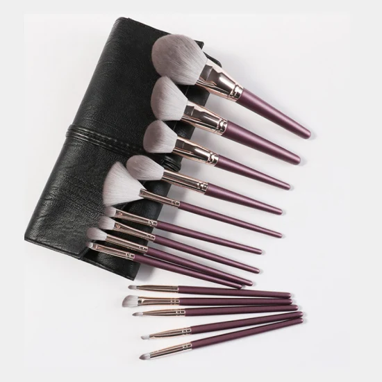 Factory Direct Price 14 PCS Cosmetic Makeup Brushes Set with Soft Hair